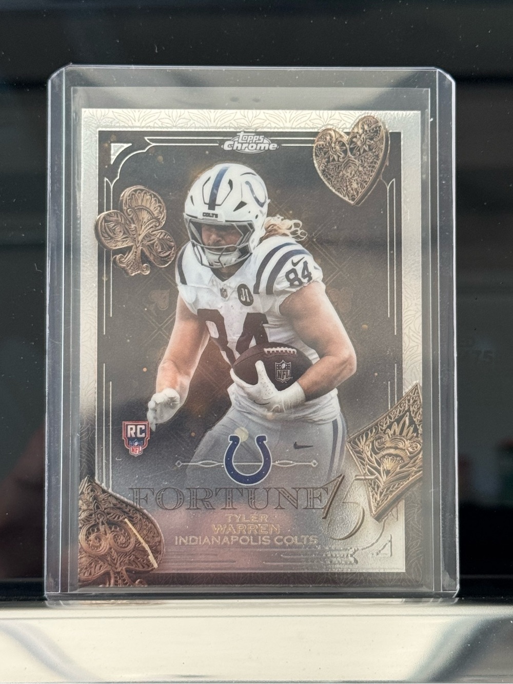 🔥 2025 Tyler Warren Topps Chrome Fortune Rookie Card